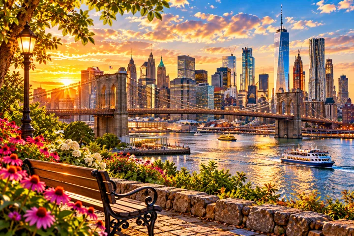 Nueva York al atardecer