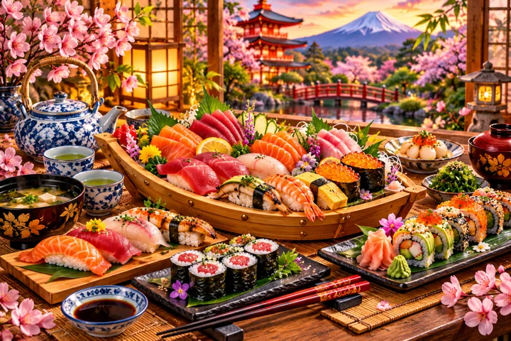 El arte del sushi japonés