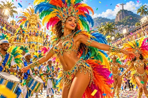 Ilustración de El Carnaval de Río