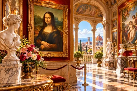 Ilustración de La Mona Lisa y el Renacimiento