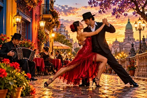 Ilustración de Tango en Buenos Aires
